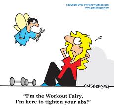 cute workout fairy